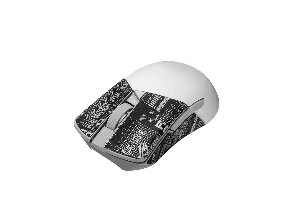 Pele ASUS ROG Gladius III Wireless Aimpoint White Photo 4