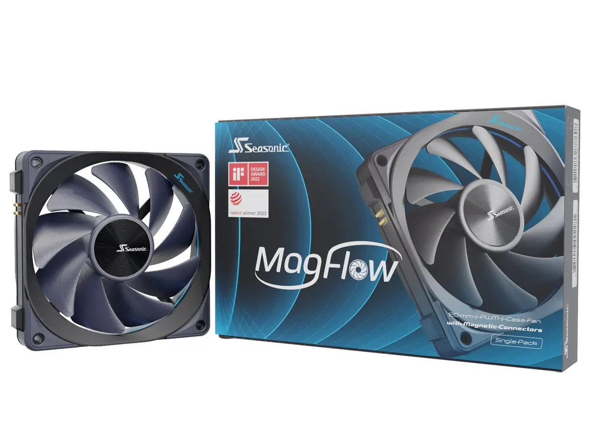 Вентилятор Seasonic MagFlow 1-Fan Kit Photo 4