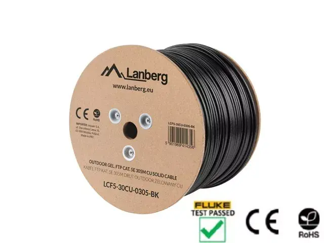 Tīkla kabelis Lanberg LCF5-30CU-0305-BK Photo 3