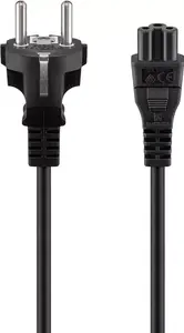 Mains Cable Protective Contact Goobay 93586 1.8m Black