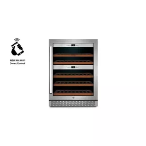 Caso WineChef Pro 40 Compressor wine cooler Freestanding Stainless steel 40 bottle(s)