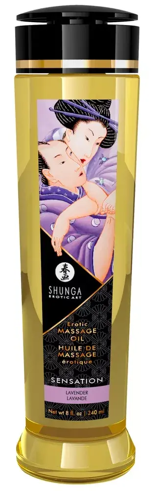 Massage oil Shunga Oil Sensation Lavender 240 ml Photo 2