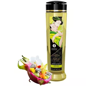 Masāžas eļļa Shunga 240 ml Sweet Almond Oil — 100% auksti spiesta, vegāniska, vitamīns E