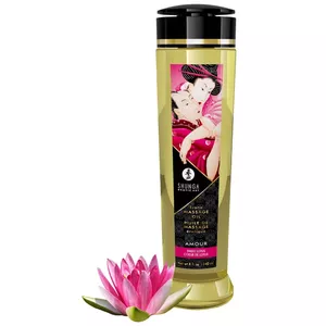 Masāžas eļļa Shunga 240 ml — lavanda, mitrinoša, barojoša, mīkstinoša