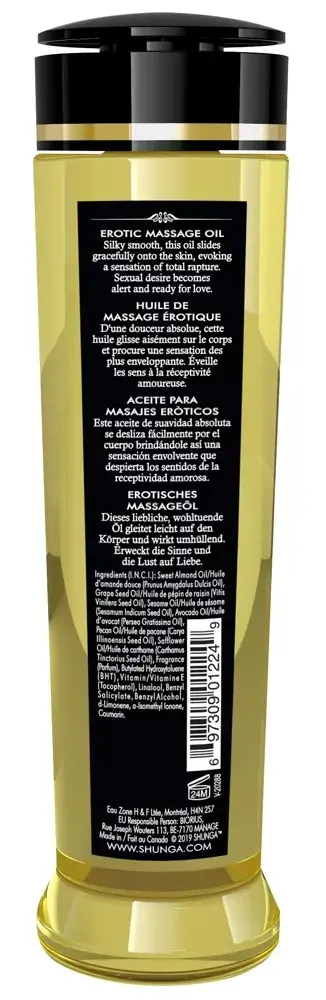 Shunga Sensual masāžas eļļa 240 ml Photo 3