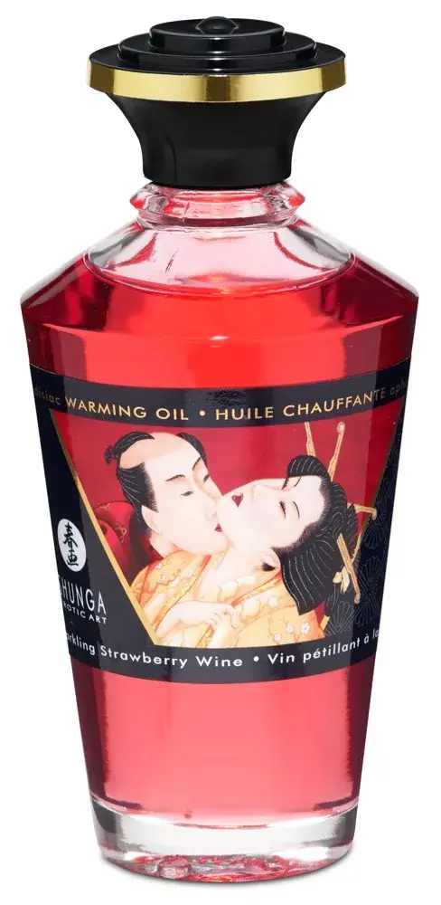 Масло для массажа Shunga Sparkling Strawberry Wine 100 мл Photo 2