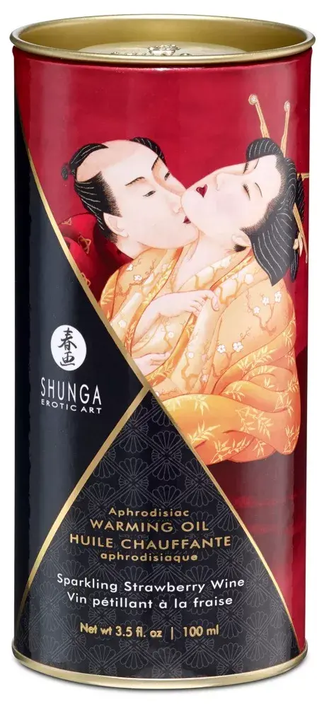 Масло для массажа Shunga Sparkling Strawberry Wine 100 мл Photo 3