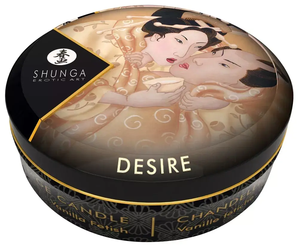 Masāžas svece Shunga Vanilla Fetish White 30 ml Photo 2