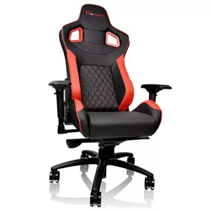 Spēļu krēsls tt esports GT Fit — sēdeklis 360×460 mm, augstums 575 mm, slodze līdz 120 kg