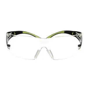 Safety goggles 3M SF420AS/AF-EU Polycarbonate Black Green Transparent