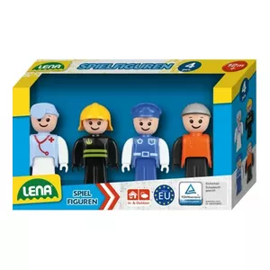 Cilvēciņu komplekts (ārsts, ugunsdzēsējs, policists, celtnieks) Truxx 4 gb kastē Čehija L04490