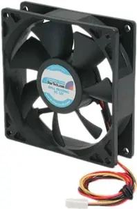 StarTech.com Computer Case Fan FAN9X25TX3H 90x25mm High Air Flow Dual Ball Bearing TX3 Black
