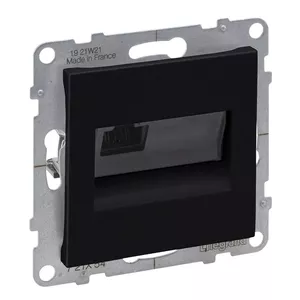 Legrand 721454 Category 6A UTP RJ45 Socket, Black