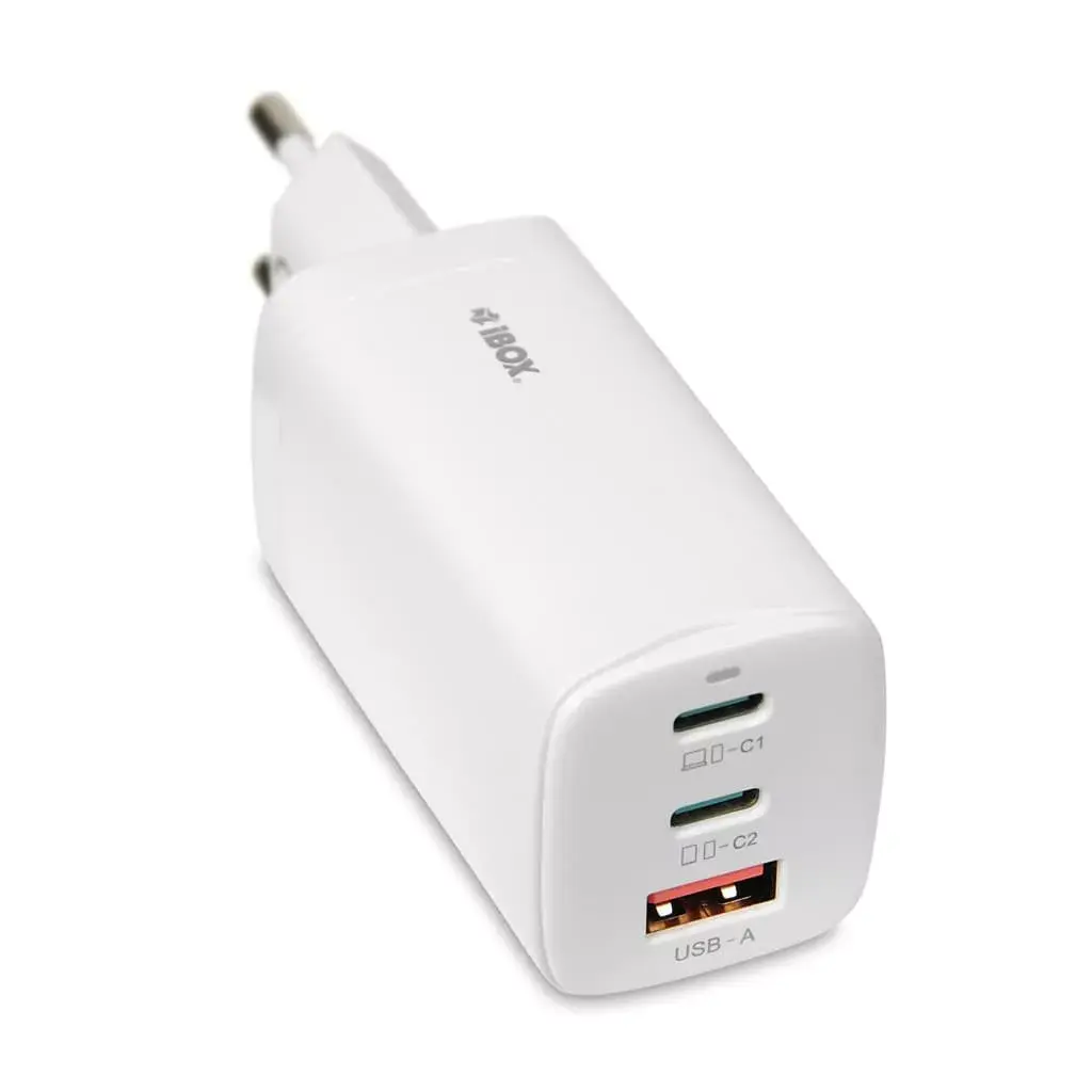 IBOX ILUC65W 65 W, 2× USB‑C + 1× USB‑A Photo 9