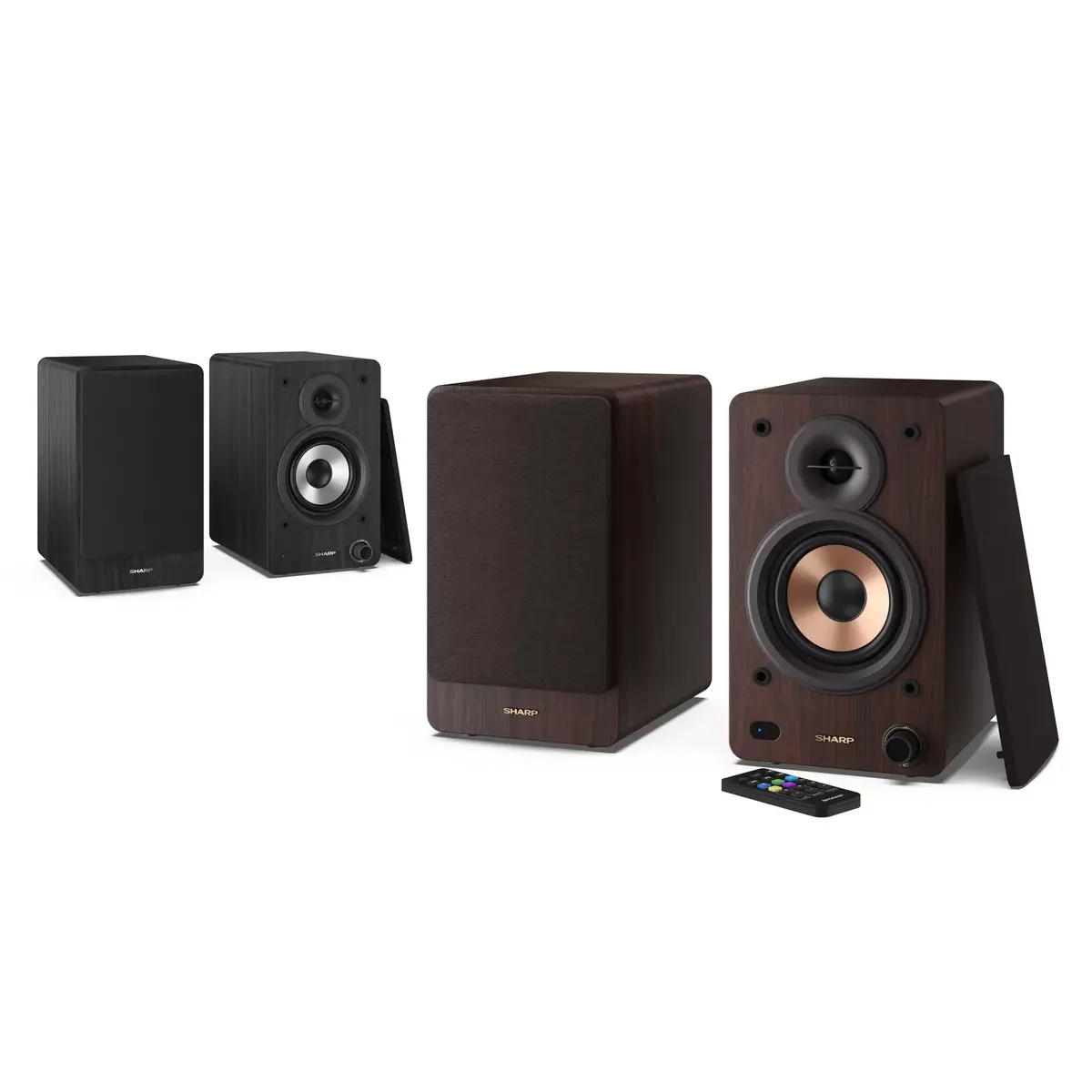 Колонка Sharp BOOKSHELF SPEAKERS CP-SS30BR Photo 11