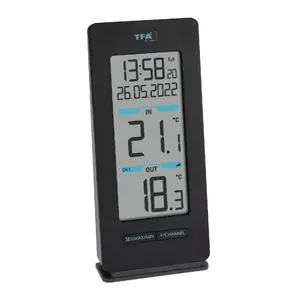 Термометр TFA-Dostmann 30.3072.01 для помещений/улицы -40 до 60 °C