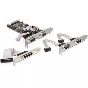 PCI Express card DeLOCK 89177 4 x serial 1 x parallel