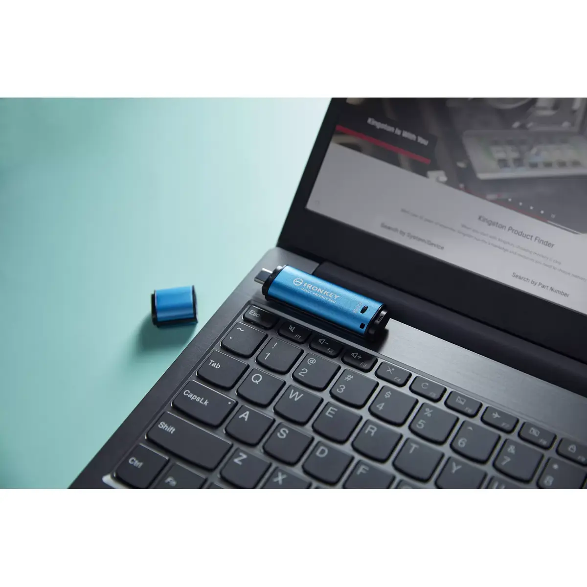 USB zibatmiņa Kingston 256GB IronKey Vault Privacy 50C Photo 10