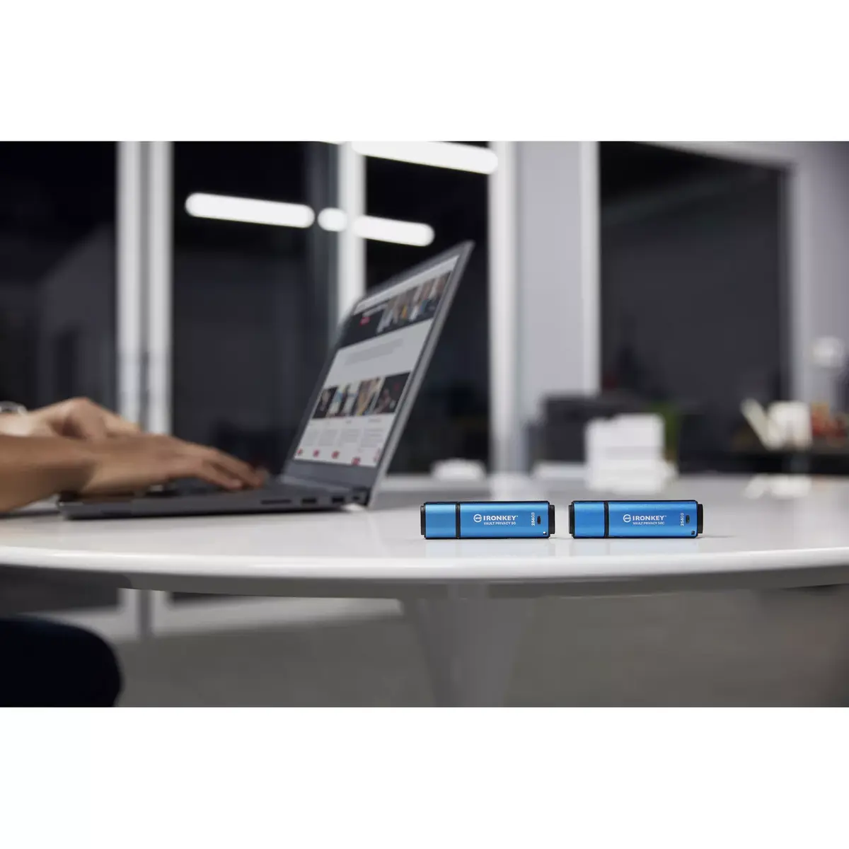 USB zibatmiņa Kingston 256GB IronKey Vault Privacy 50C Photo 12