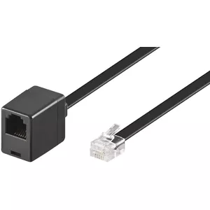 Telephone cable Microconnect MPK103FB 3 m Black