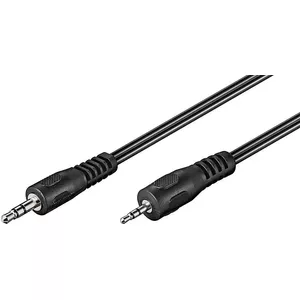 Audio kabelis Microconnect AUD3525LL2 2m 3.5mm 2.5mm Melns