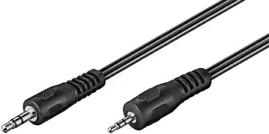 Аудиокабель MicroConnect AUD3525LL2 3.5мм штекер - 2.5мм штекер 2 м черный
