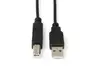 MicroConnect USBAB01B Кабель USB 2.0 A-B черный Photo 2