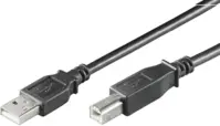 MicroConnect USBAB01B USB 2.0 A uz B kabelis melns Photo 3