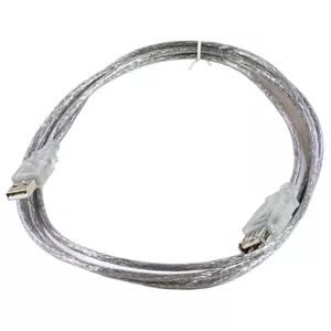 USB Cable Microconnect USBAAF2T 1.8m USB 2.0 Transparent