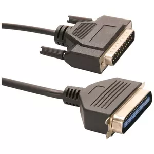 ICIDU Parallel Printer Cable, Black, 1,8m paralēlais kabelis Melns
