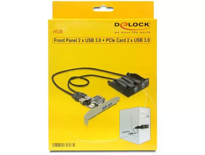 Front Panel PCI Express Card DeLOCK Photo 2