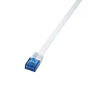 LogiLink 0.25m Cat6 U/UTP RJ45 tīkla kabelis Balts 0,25 m U/UTP (UTP)