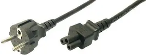 Power Cable LogiLink CP093 1.8m C5 Coupler CEE7/7
