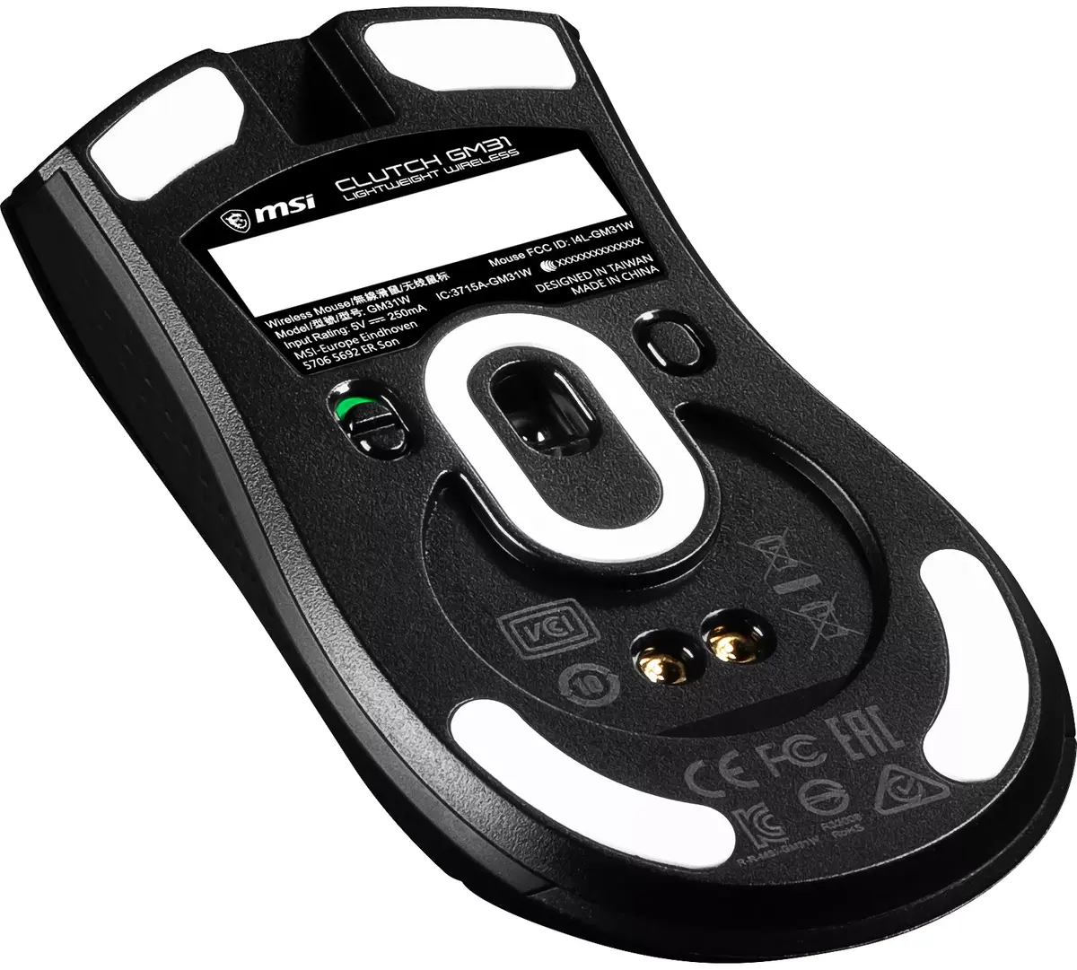 Peles paliktnis MSI CLUTCH GM31 LIGHTWEIGHT WIRELESS Photo 5