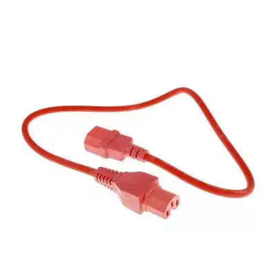 Powercord ACT C14 - C15 red 0.6 m Photo 2