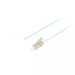 Fibre optic pigtail LANBERG MM LC/UPC OM3 50/125 Easy Strip 2 m aqua