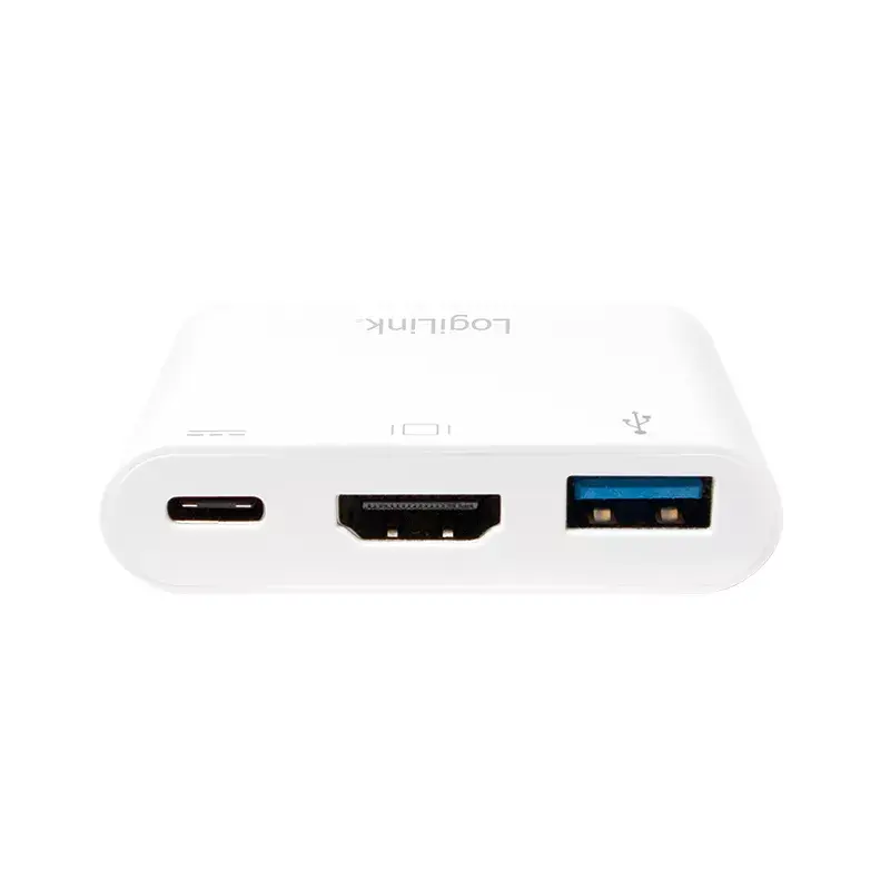 LogiLink 0.14m 2xUSB-C HDMI USB A Photo 2