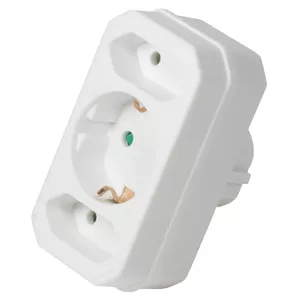 LogiLink LPS221 Power Plug Adapter Type F to Type C and Type F