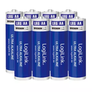 LogiLink LR6F8 baterija Vienreizējas lietošanas baterija AA Sārmaina akumulatoru baterija