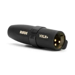 Cable gender changer RØDE VXLR+ 3.5mm TRS mini-jack to XLR Black