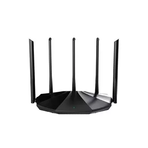 Tenda TX2 Pro bezvadu rūteris Tīkls Gigabit Ethernet Divkāršā frekvenču josla (2.4 GHz / 5 GHz) Melns