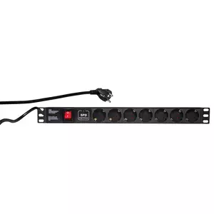 Сетевой фильтр LogiLink PDU7C01 черный 7 розеток 230 В 2 м