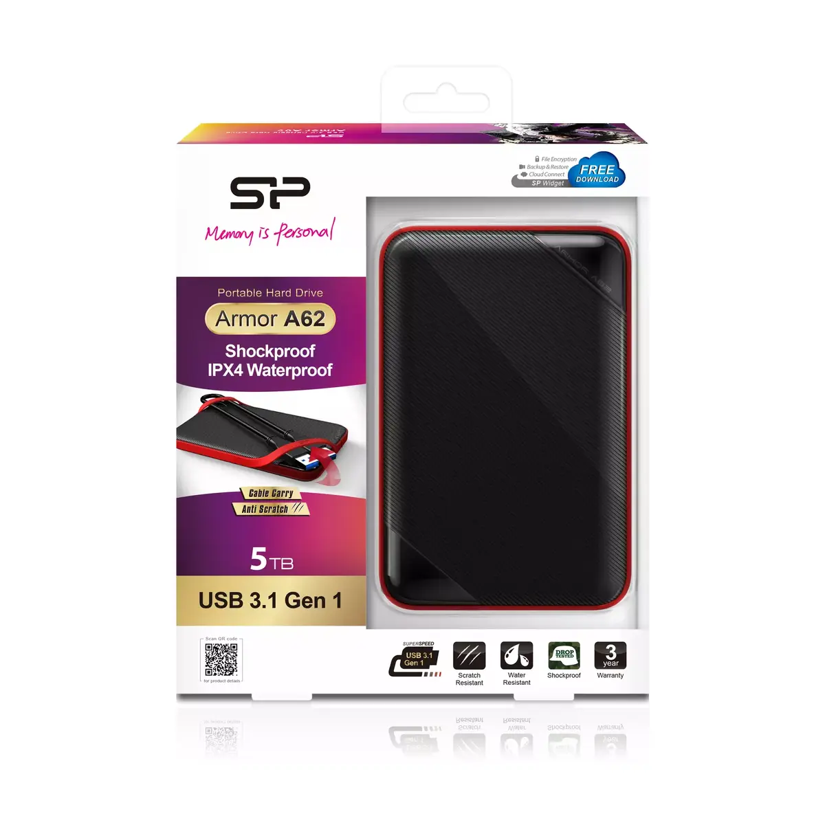 External Hard Drive Silicon Power 5TB Armor A62 Photo 7