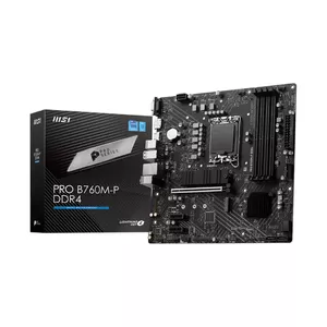 Pamatplate MSI PRO B760M-P DDR4, Intel B760, LGA 1700, micro ATX