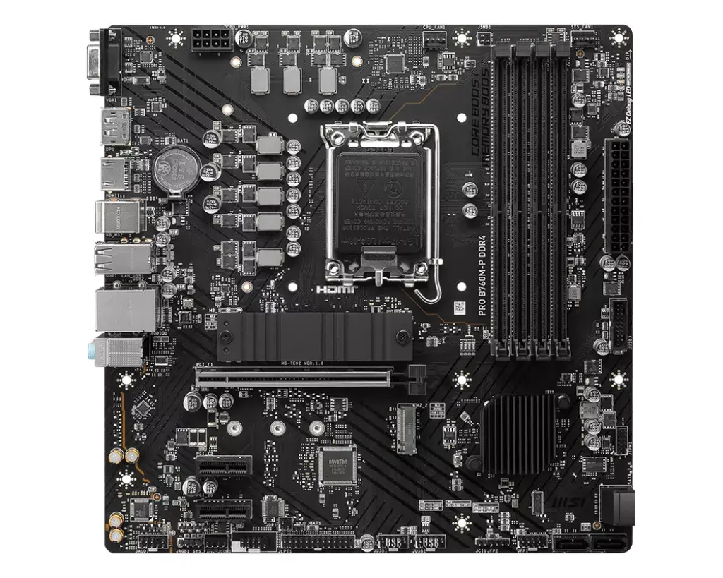 Материнская плата MSI PRO B760M-P DDR4, код Photo 2