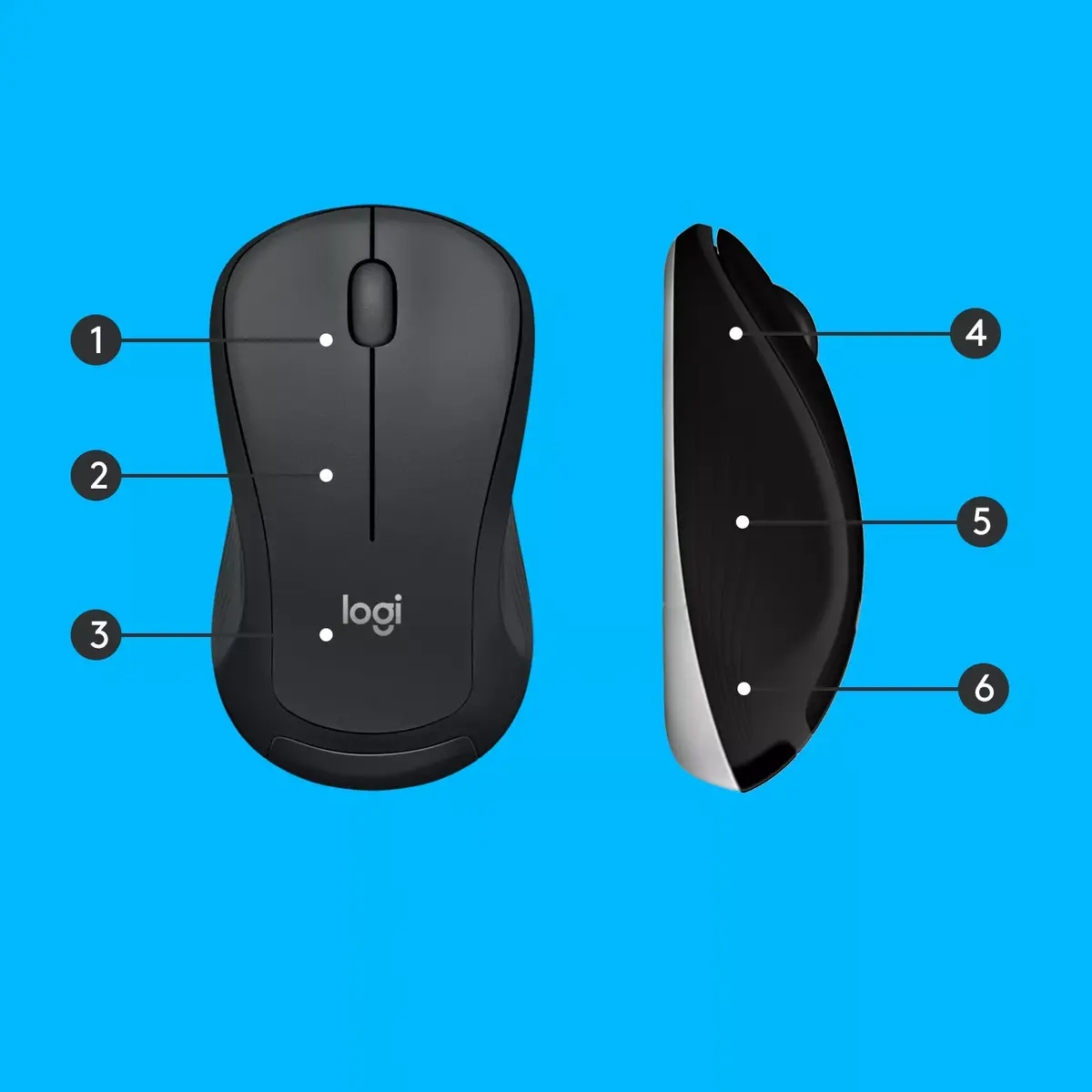 Bezvadu tastatūras un peles komplekts Logitech MK540 ADVANCED Photo 8