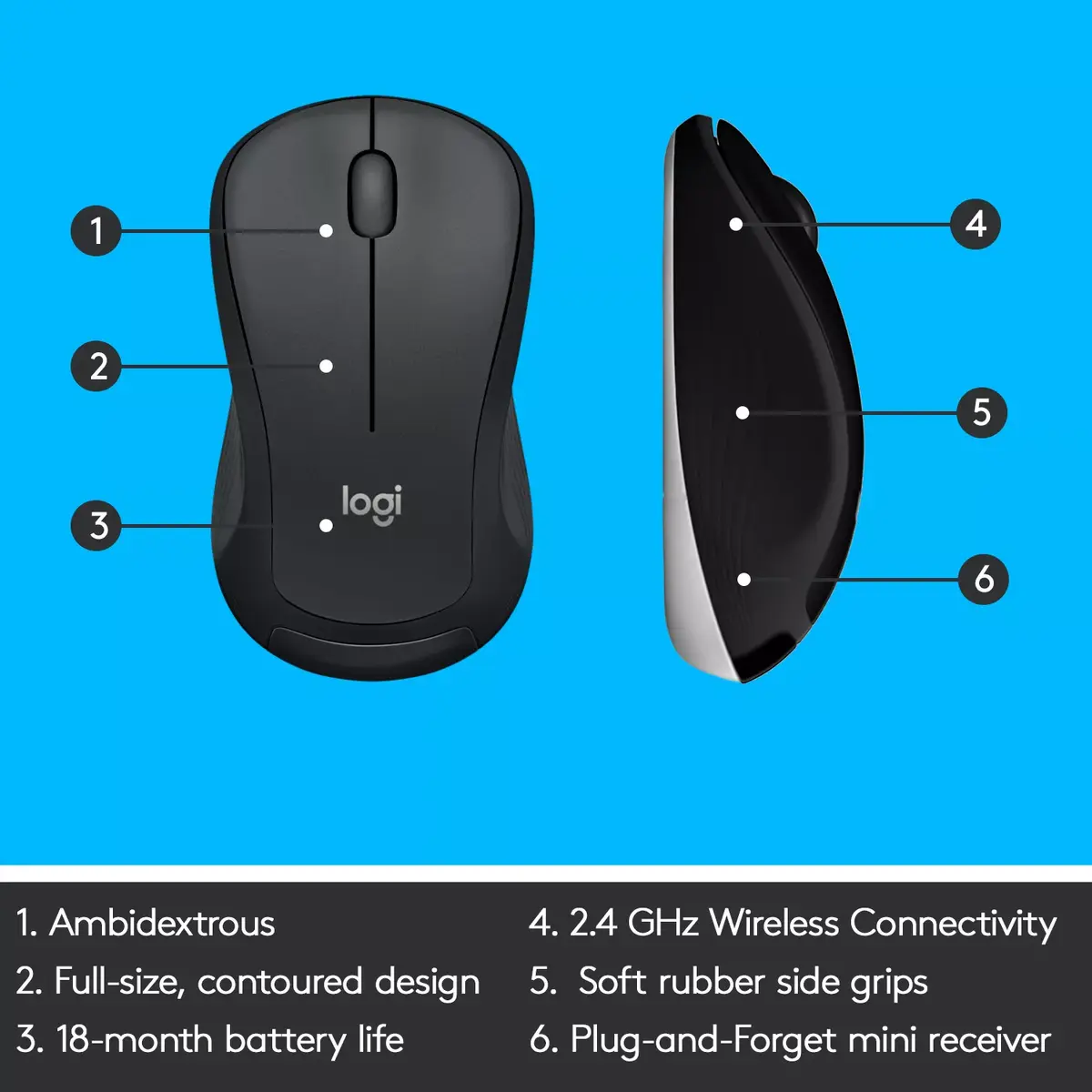 Bezvadu tastatūras un peles komplekts Logitech MK540 ADVANCED Photo 17