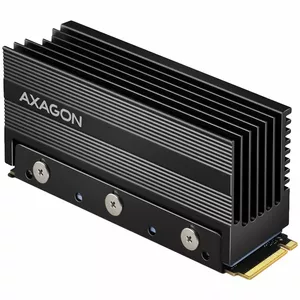 AXAGON CLR-M2XL, alumīnija pasīvais radiators divpusējiem M.2 SSD diskiem, augstums 36 mm