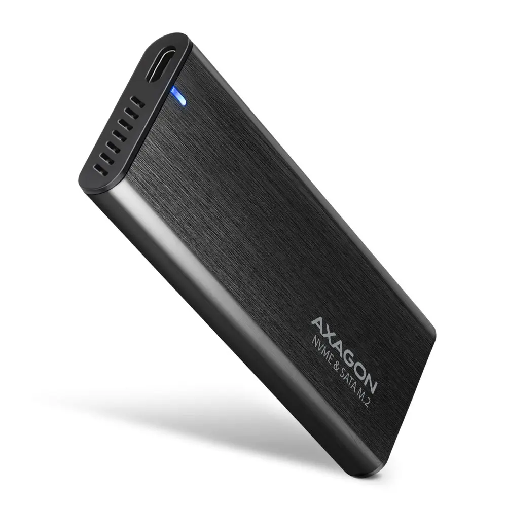 SSD korpuss Axagon EEM2-SB2 Melns M