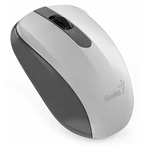 Беспроводная тихая мышь Genius NX-8008s бело-серая — оптическая компактная мышь